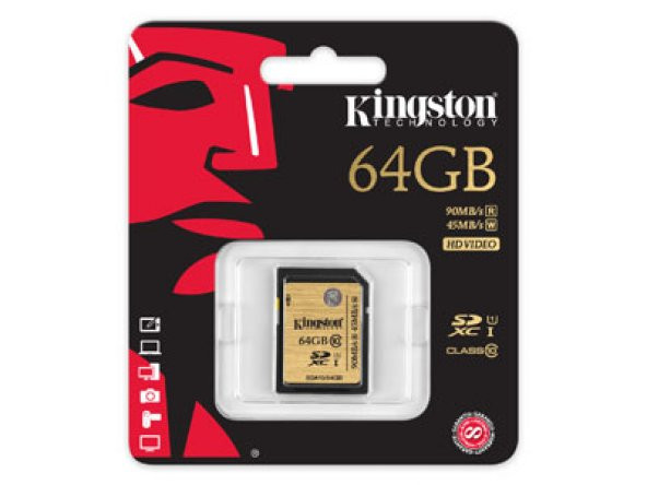 KINGSTON 64GB SDHC C10 UHS-I SDA10/64GB