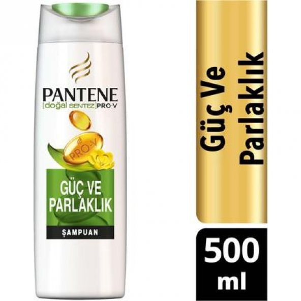 PANTENE Şampuan 500ML Güç ve Parlaklık