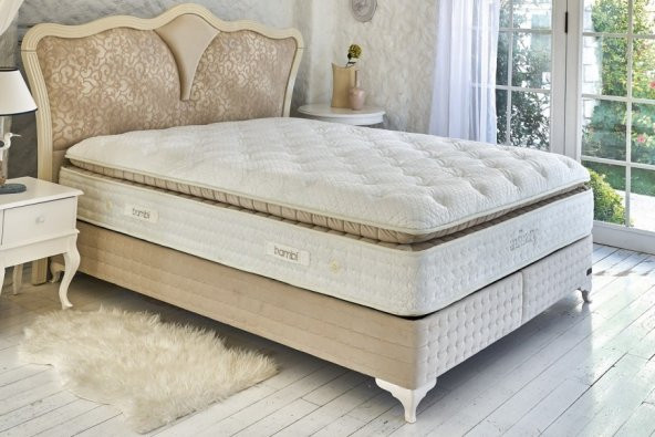 Bambi Infinity Orjinal Padli Yatak + Baza + Başlık Set 140X190 - 3