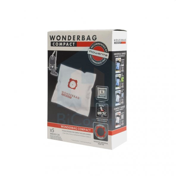 Wonderbag Kompakt 5li Toz Torbası WB305120
