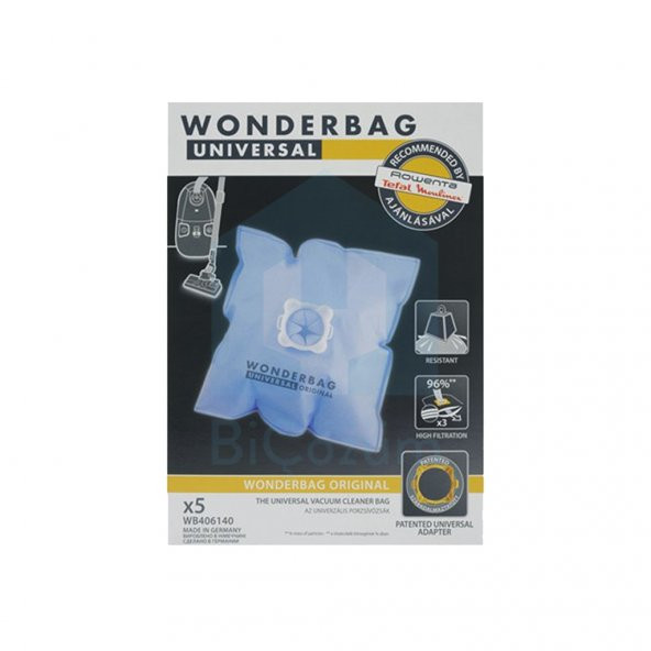Wonderbag Klasik 5li Toz Torbası WB406140