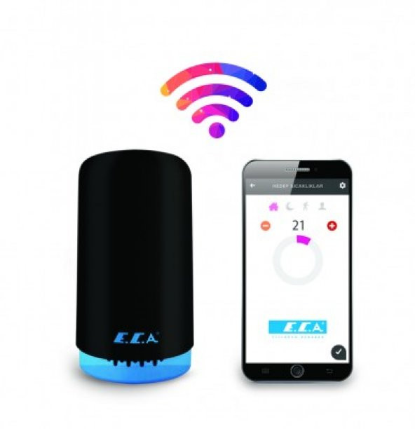 ECA Akıllı Oda Termostatı Kablosuz Wi-Fi (Kombi-Klima Kiti)