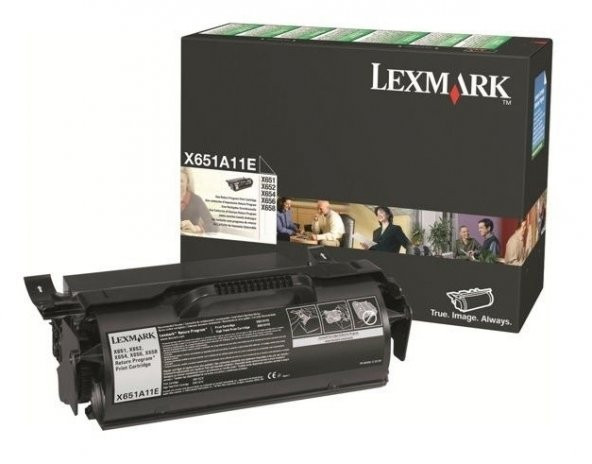 Lexmark X651A11E / X651 / X652 / X654 / X656 Orjinal Toner (7K)
