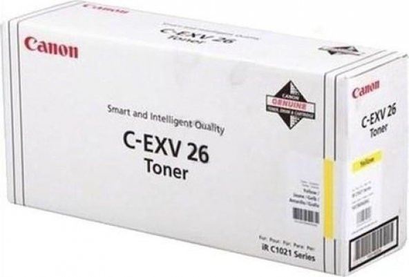 Canon C-EXV-26 1657B006 Sarı Orjinal Fotokopi Toneri