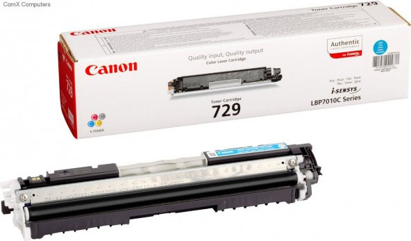 Canon CRG 729 Orjinal Mavi Toner 1.000 Sayfa