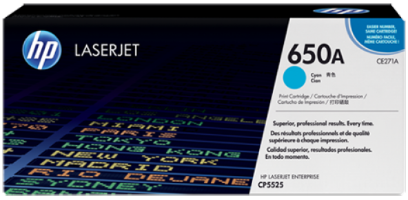 HP 650A CE271A Mavi Orjinal Toner 15.000 Sayfa