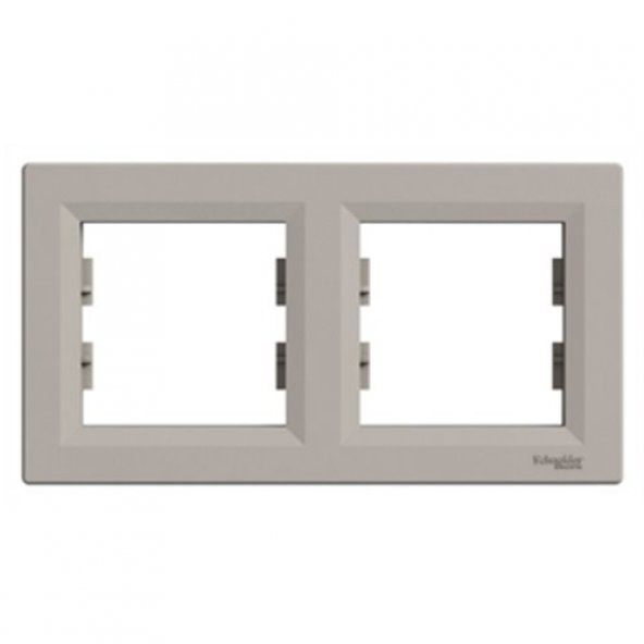 Schneider Asfora Bronz İkili Çerçeve Eph5800269 - 1