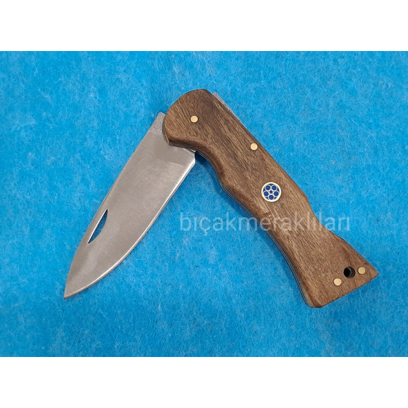 El İşçiliği Çakı 19cm Toplam Uzunluk-Kök Ceviz Sap - 3