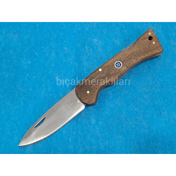 El İşçiliği Çakı 19cm Toplam Uzunluk-Kök Ceviz Sap - 4