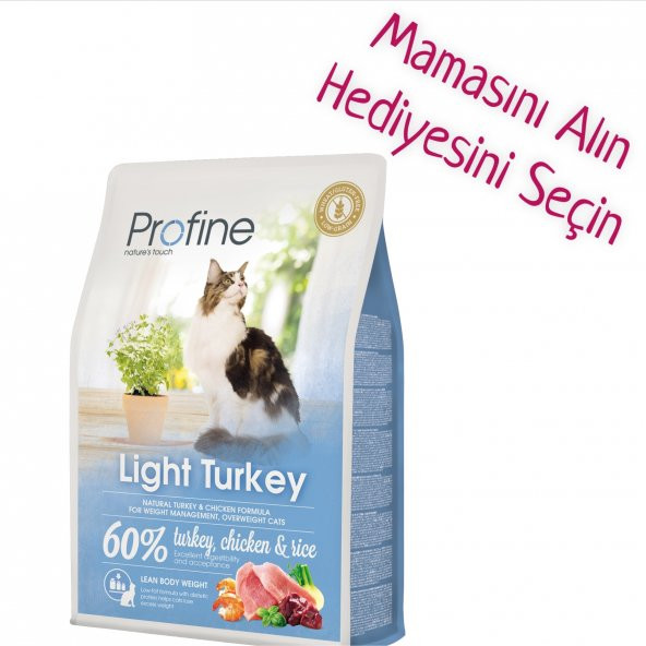 Profine Süper Premium Light Diyet Düşük Kalori Kedi Maması 10 Kg