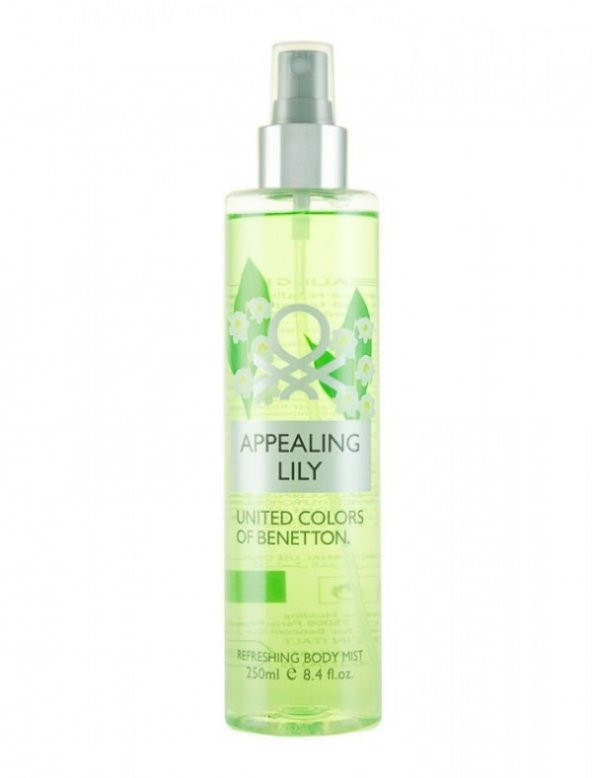 Benetton Appealing Lily Refreshing Body Mist 250 ml
