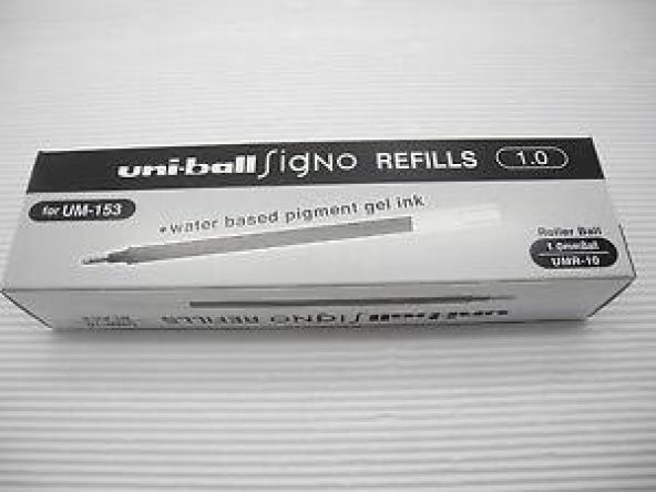 Uniball Umr-10 Kalem Yedeği Siyah UM-153 Yedeği 12 Adet