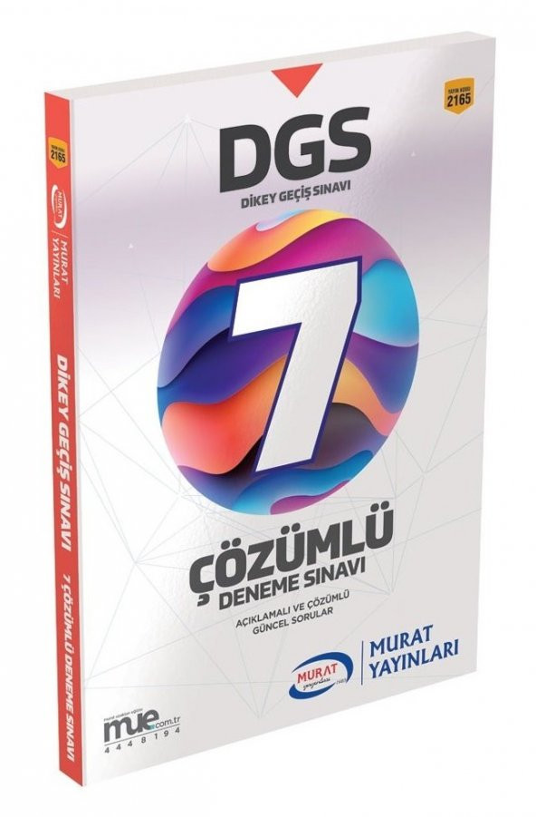 Murat 2018 DGS 7 Çözümlü Deneme Sınavı Murat Yayınları