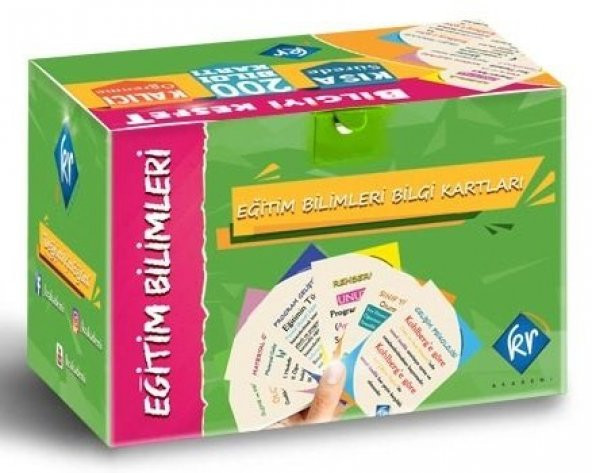 KR Akademi 2020 KPSS Eğitim Bilimleri Bilgi Kartları KR Akademi - 1