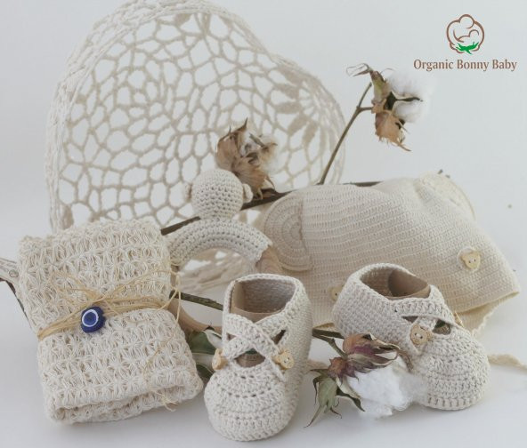 ORGANİK BEBEK HEDİYE SEPETİ ORGANİC BONNY BABY - 2