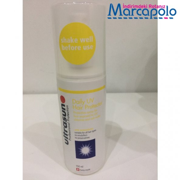 Ultrasun Daily UV Hair Protector 150 ml. Saç Renginizi Korur...