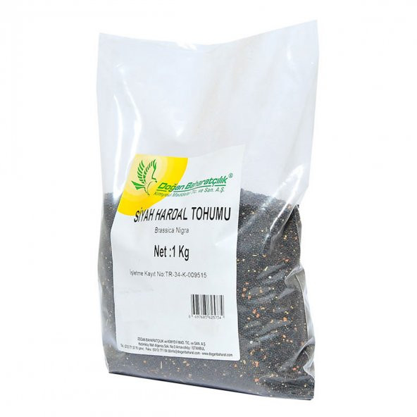 Doğan Hardal Tohumu Tane Doğal Siyah 1000 Gr Paket - 2