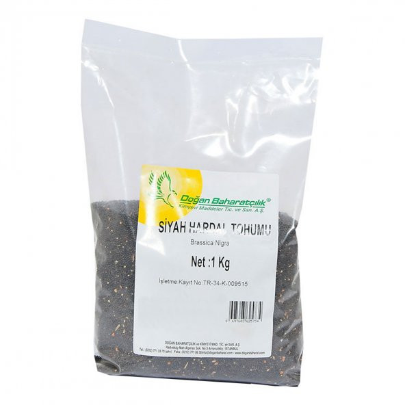 Hardal Tohumu Tane Doğal Siyah 1000 Gr Paket - 4