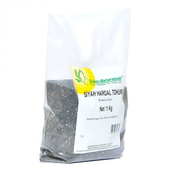 Doğan Hardal Tohumu Tane Doğal Siyah 1000 Gr Paket - 6