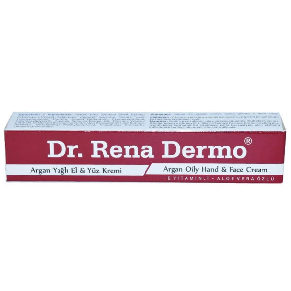 Dr. Rena Dermo Argan Yağlı El ve Yüz Kremi 20ML