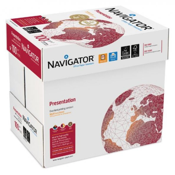 Navigator A4 Fotokopi Kağıdı 100 Gr. 500Lü 5 Paket