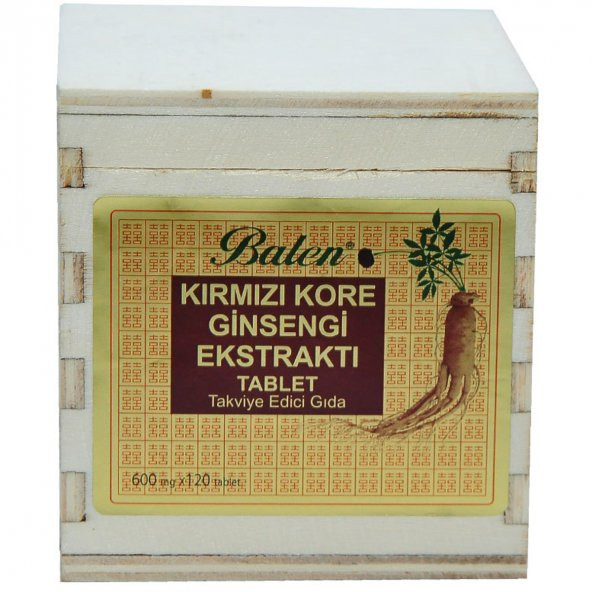 Kırmızı Kore Ginsengi Ekstraktı 120 Tablet - 6