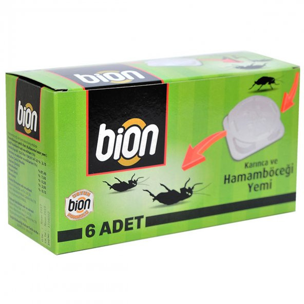 Bion Hamamböceği ve Karınca Yemi 6 Adet - 6