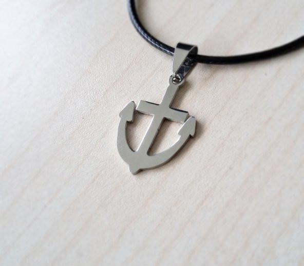 Çapa Çelik Kolye Erkek Kolye Bayan Kolye Unisex Çelik Kolye