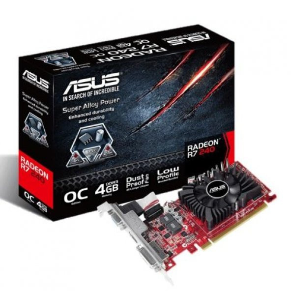 Asus R7240-OC-4GD3-L 4GB 128Bit DDR3 16X