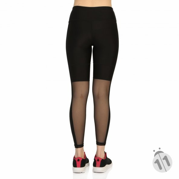 Vb Butik Spor Yoga Pilates Tayt Fileli Tül Detaylı Sporcu Taytı - 2