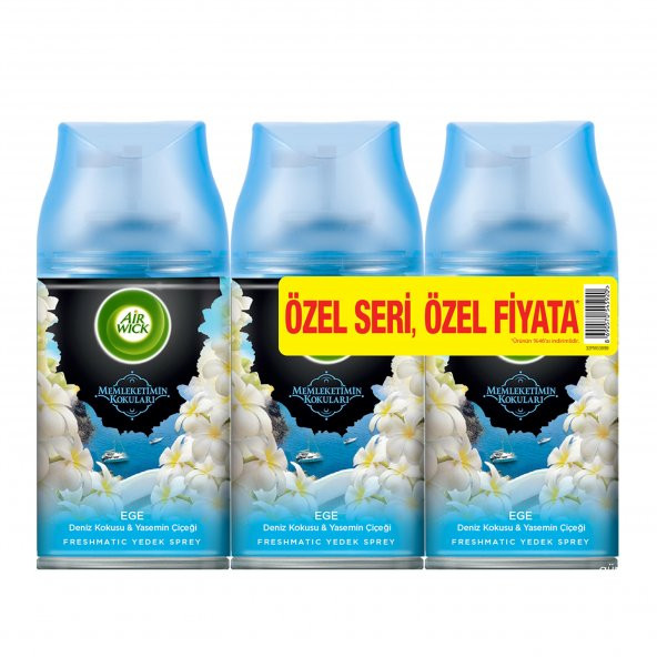 Air wick Memleketimin Kokuları Ege 3lü Yedek Şişe 250ml