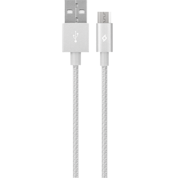 ttec AlumiCable Micro USB Şarj Kablosu Gümüş