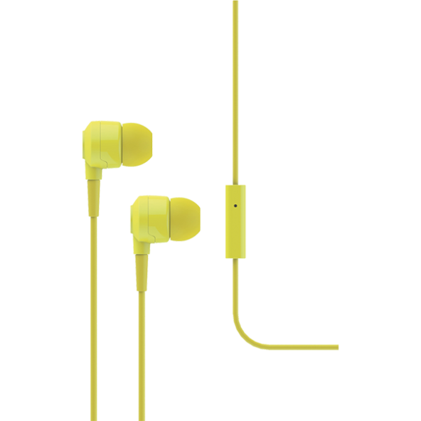 ttec J10 Mikrofonlu Kulakiçi Kulaklık 3.5mm Sarı