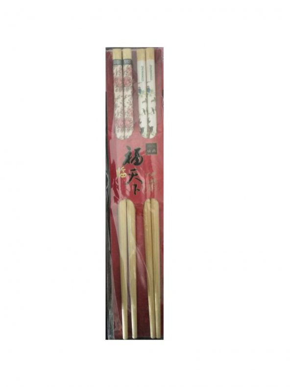 4 Adet Chopstick Japon Yemek Yeme Çubuğu Bambu Chop Stick