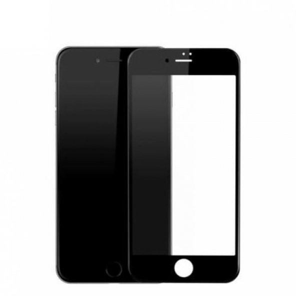 iPhone 6 için 5D Temperli Cam Full Ekran Koruyucu - Siyah