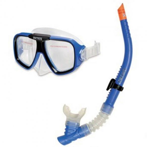 İntex Snorkel Ve Maske Set - Mavi