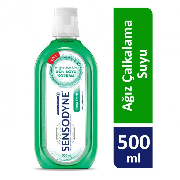 Sensodyne Ağız Bakım Suyu Extra Fresh 500ML - Yeşil