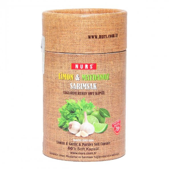 Nurs Limon Maydanoz Sarımsak Kürü 60 Kapsül