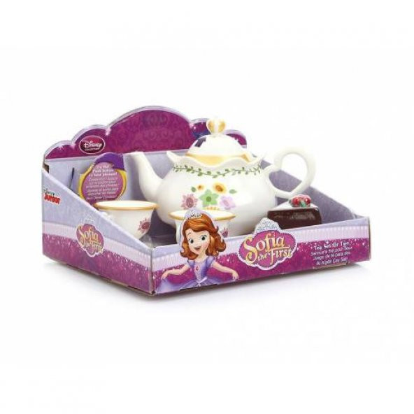 Disney Lisanslı Prenses Sofia Çay Seti - Sesli Pilli Demlik - Konuşan Demlik