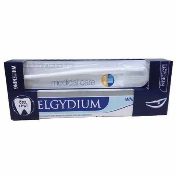 ELGYDIUM WHITENING KIT-BEYAZLATICI DIŞ MACUNU 75ML+15/100 DIŞ FI