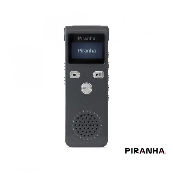 Piranha Voicemaster Q Type 8 Gb Lcd Ekranlı Ses Kayıt Cihazı