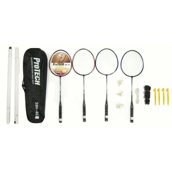 Protech Badminton Portatif Set SBH-4G
