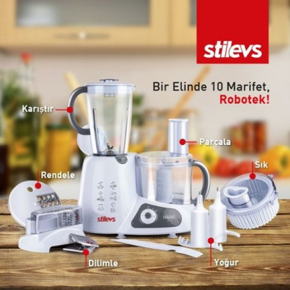 STİLEVS Robotek Mutfak Robotu 1000watt