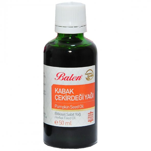 Balen Kabak Çekirdeği Yağı Soğuk Pres 50 ML Cam Şişe ürün görseli 1