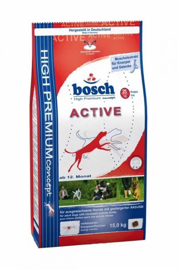 Bosch Active Taze Kümes Hayvanlı Köpek Maması 15 Kg