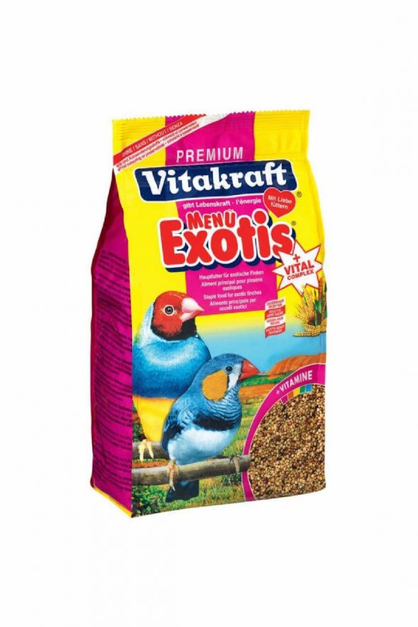 Vitakraft Menü Exotis Premium Egzotik Kuş Yemi 500 Gr