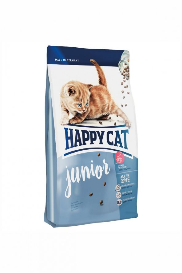 Happy Cat Junior Tavuk ve Somonlu Yavru Kedi Maması 4 Kg
