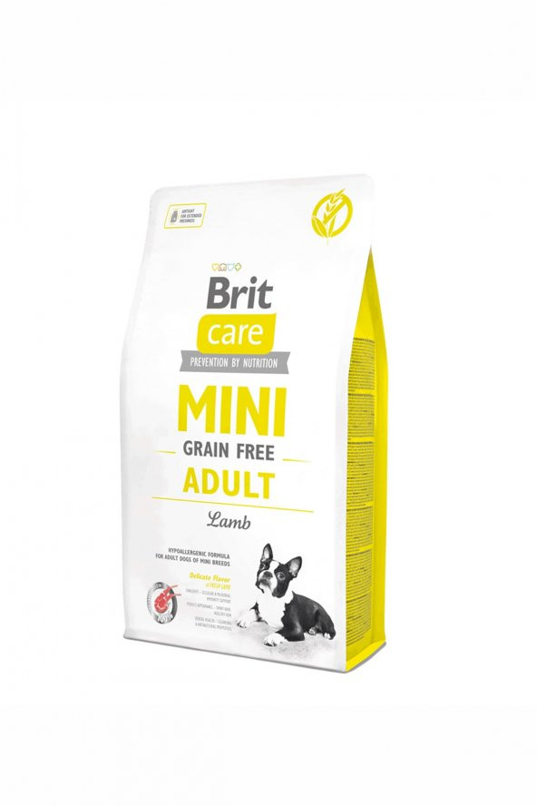 Brit Mini Tahılsız Kuzu Etli Yetişkin Köpek Maması 2 Kg