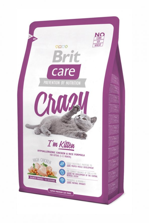 Brit Care Cat Crazy Im Kitten Yavru Kedi Maması 7 Kg