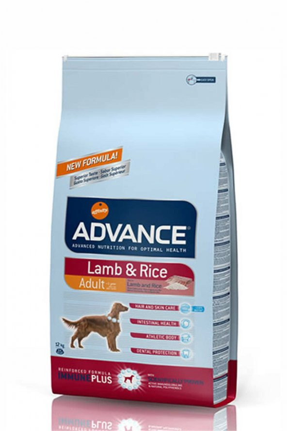 Advance Dog Kuzu Etli Pirinçli Köpek Maması 3 Kg